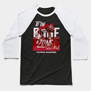 Patrick Mahomes Kansas City Edge Zone Baseball T-Shirt